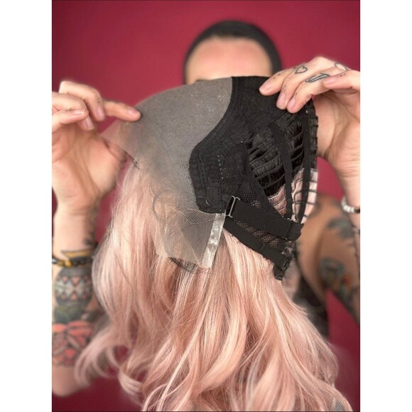 Rebel Gypsy “Heart of a women” premium synthetic HD lace front free-parting wig